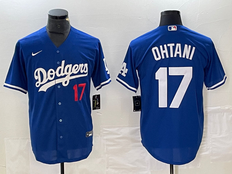 Men's Los Angeles Dodgers Shohei Ohtani #17 Blue Jersey